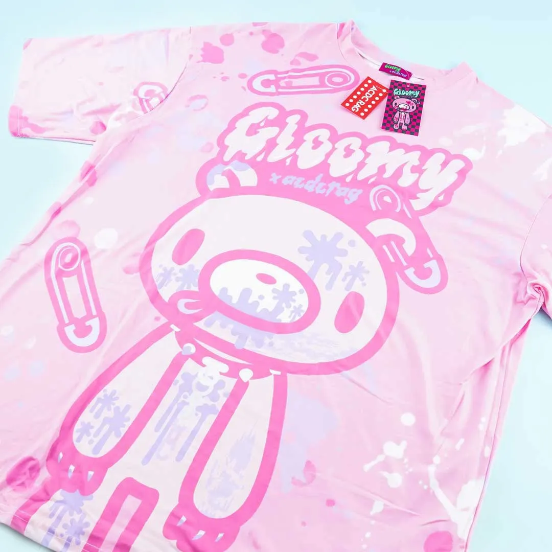 ACDC RAG Pastel Gloomy Bear Huge T-shirt