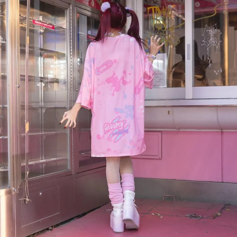 ACDC RAG Pastel Gloomy Bear Huge T-shirt