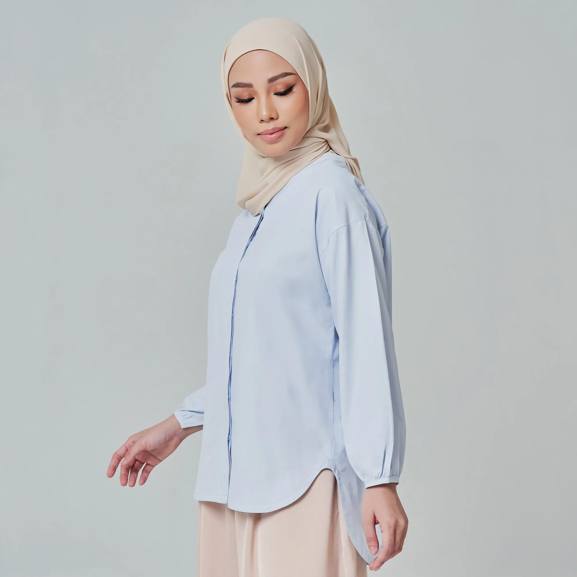 Apparel : Loose Top - Sky Blue
