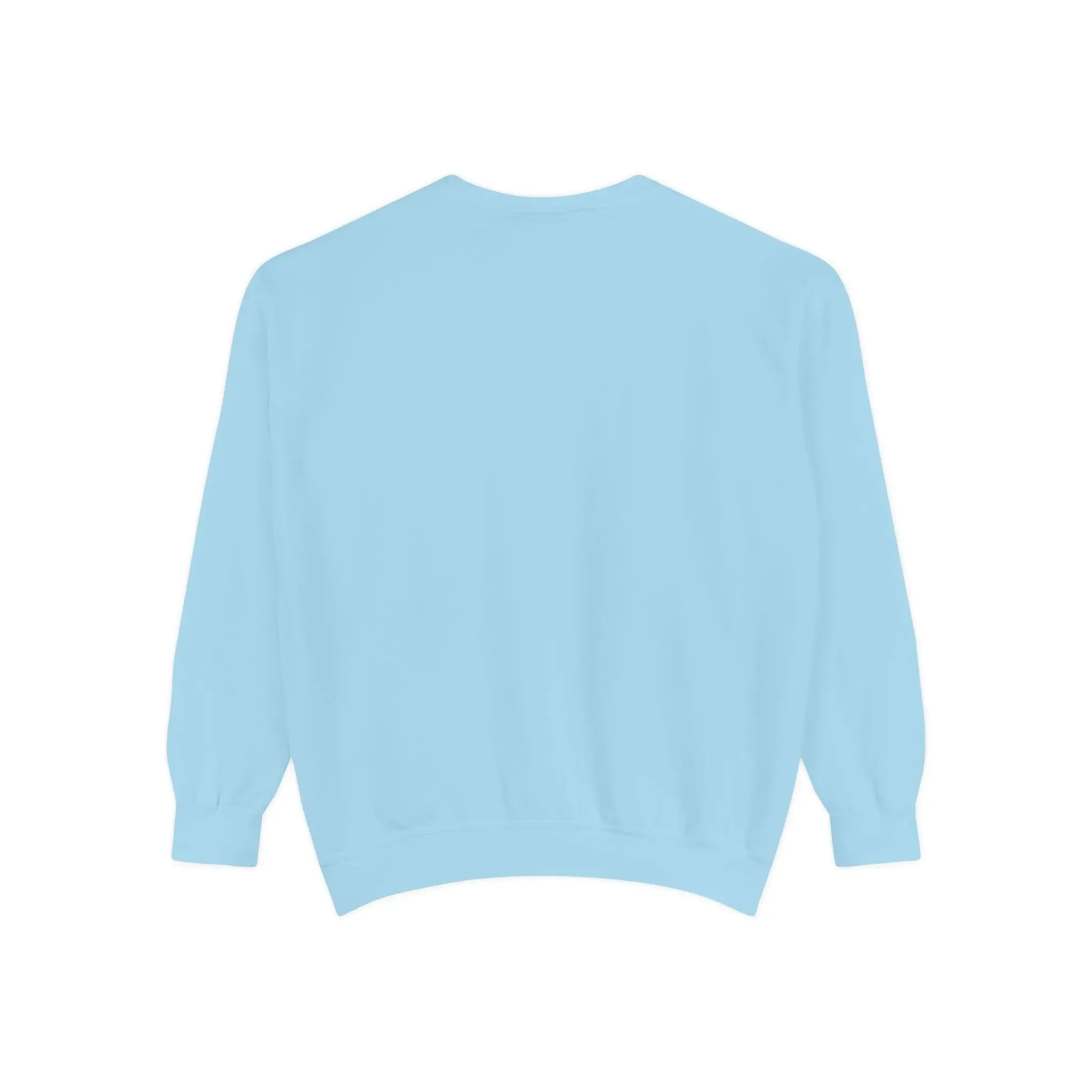 Artistic Mens & women Garment-Dyed Sweatshirt with Abstract Design