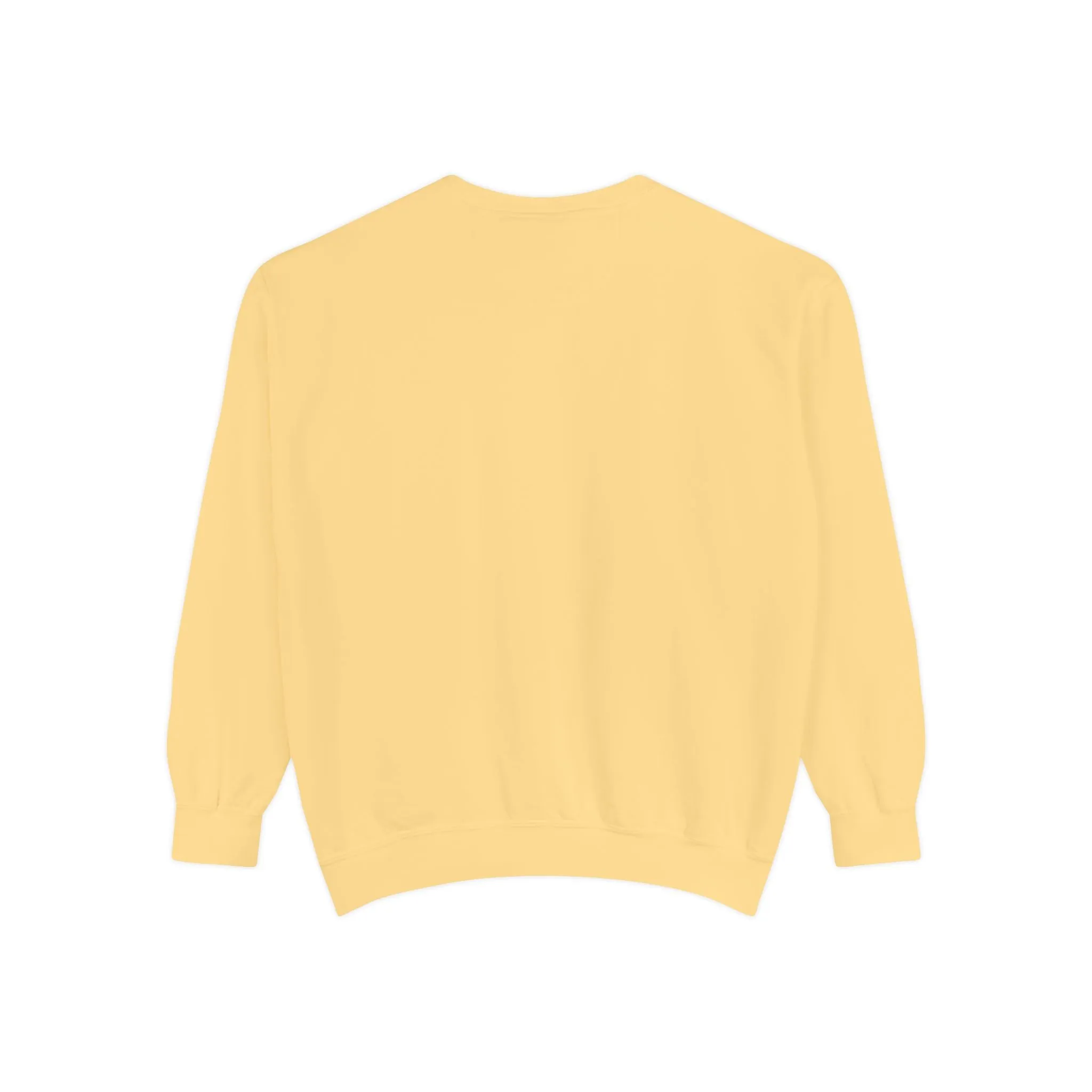 Artistic Mens & women Garment-Dyed Sweatshirt with Abstract Design