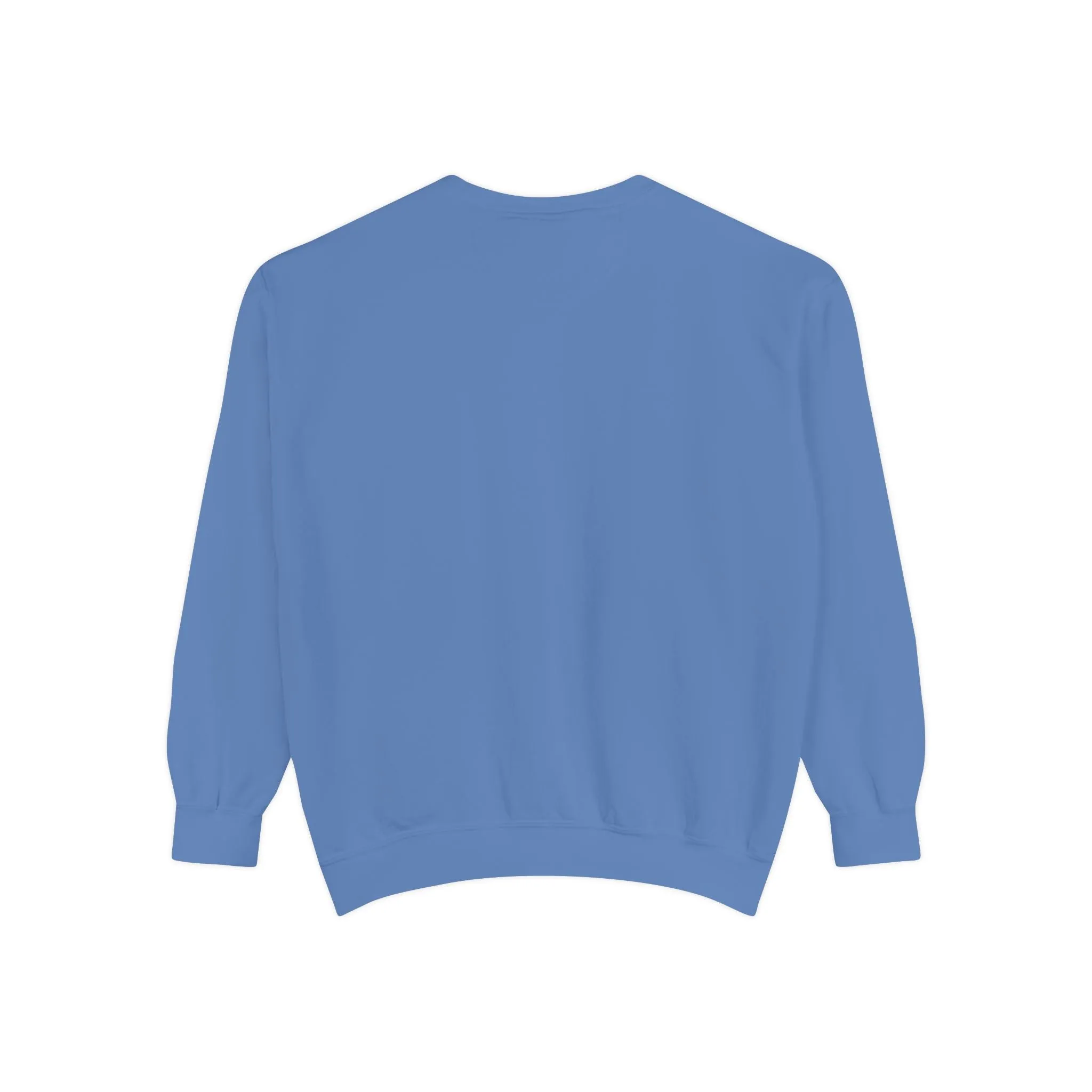 Artistic Mens & women Garment-Dyed Sweatshirt with Abstract Design