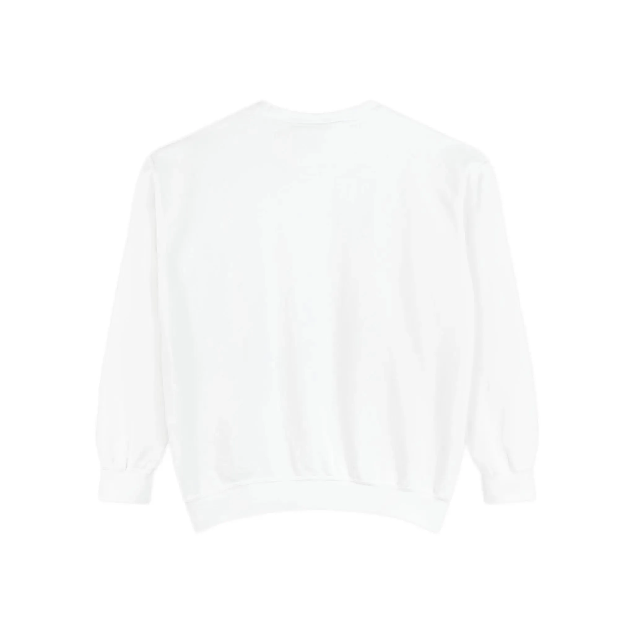 Artistic Mens & women Garment-Dyed Sweatshirt with Abstract Design