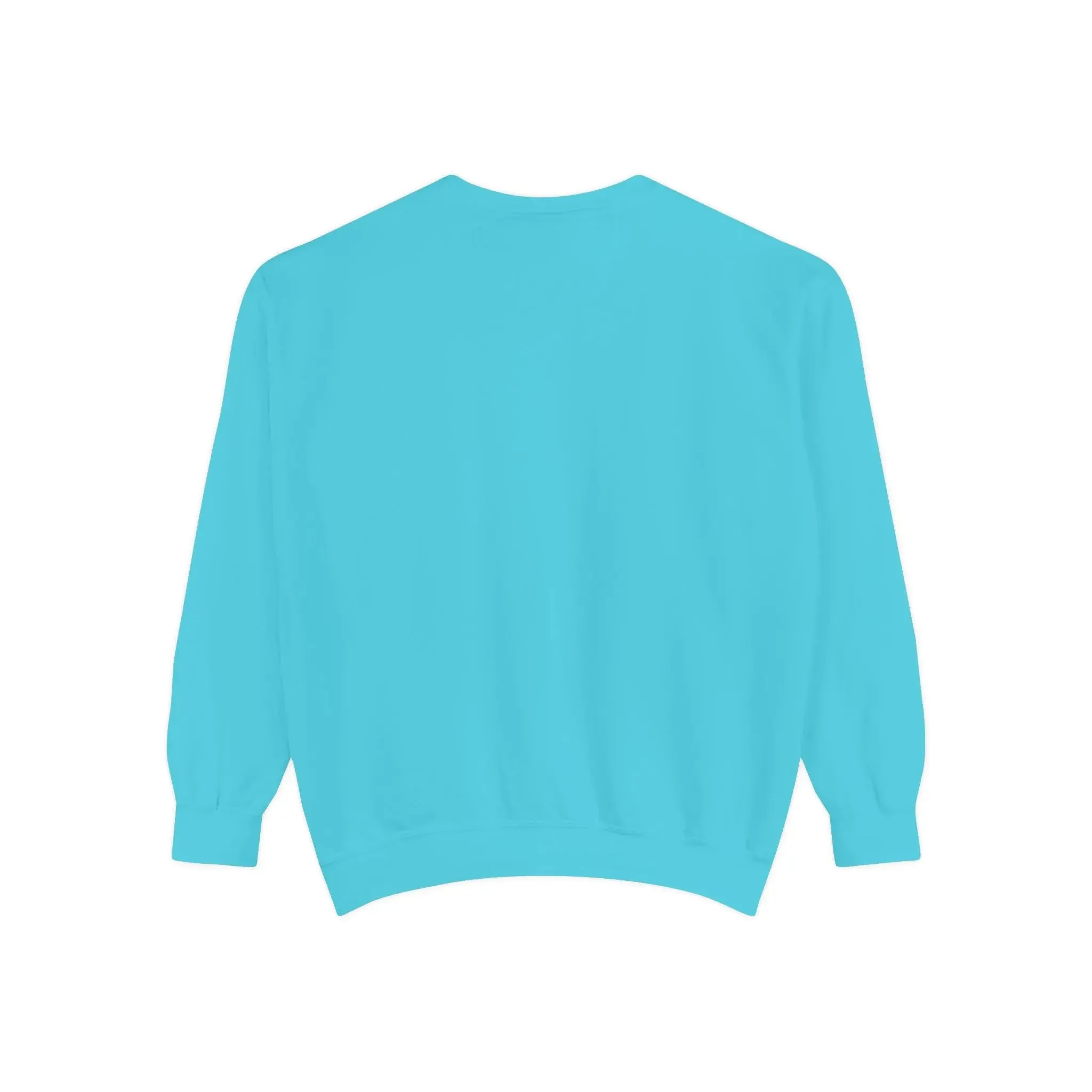 Artistic Mens & women Garment-Dyed Sweatshirt with Abstract Design