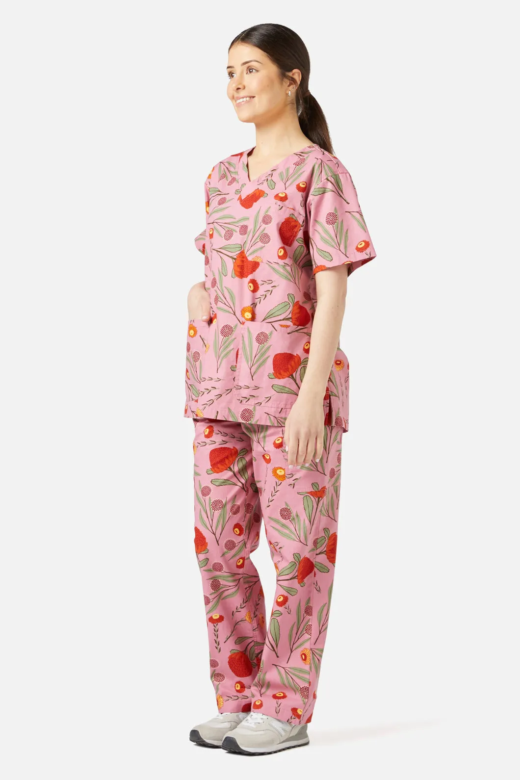 Australian Floral Scrub Set