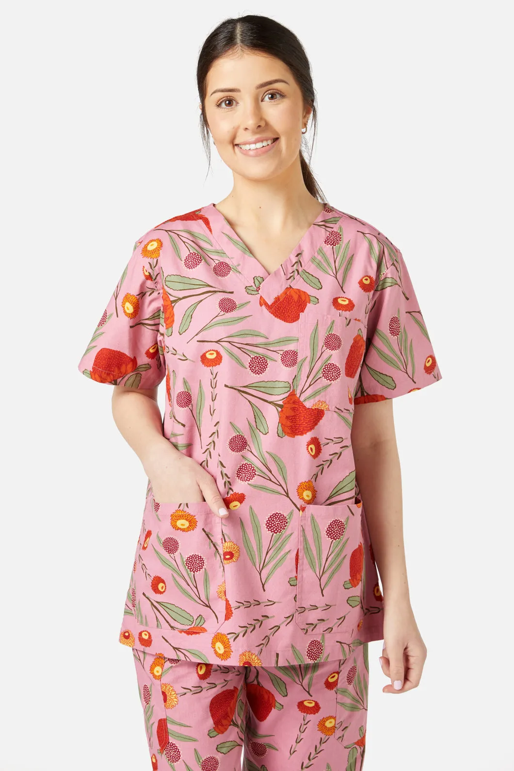 Australian Floral Scrub Set