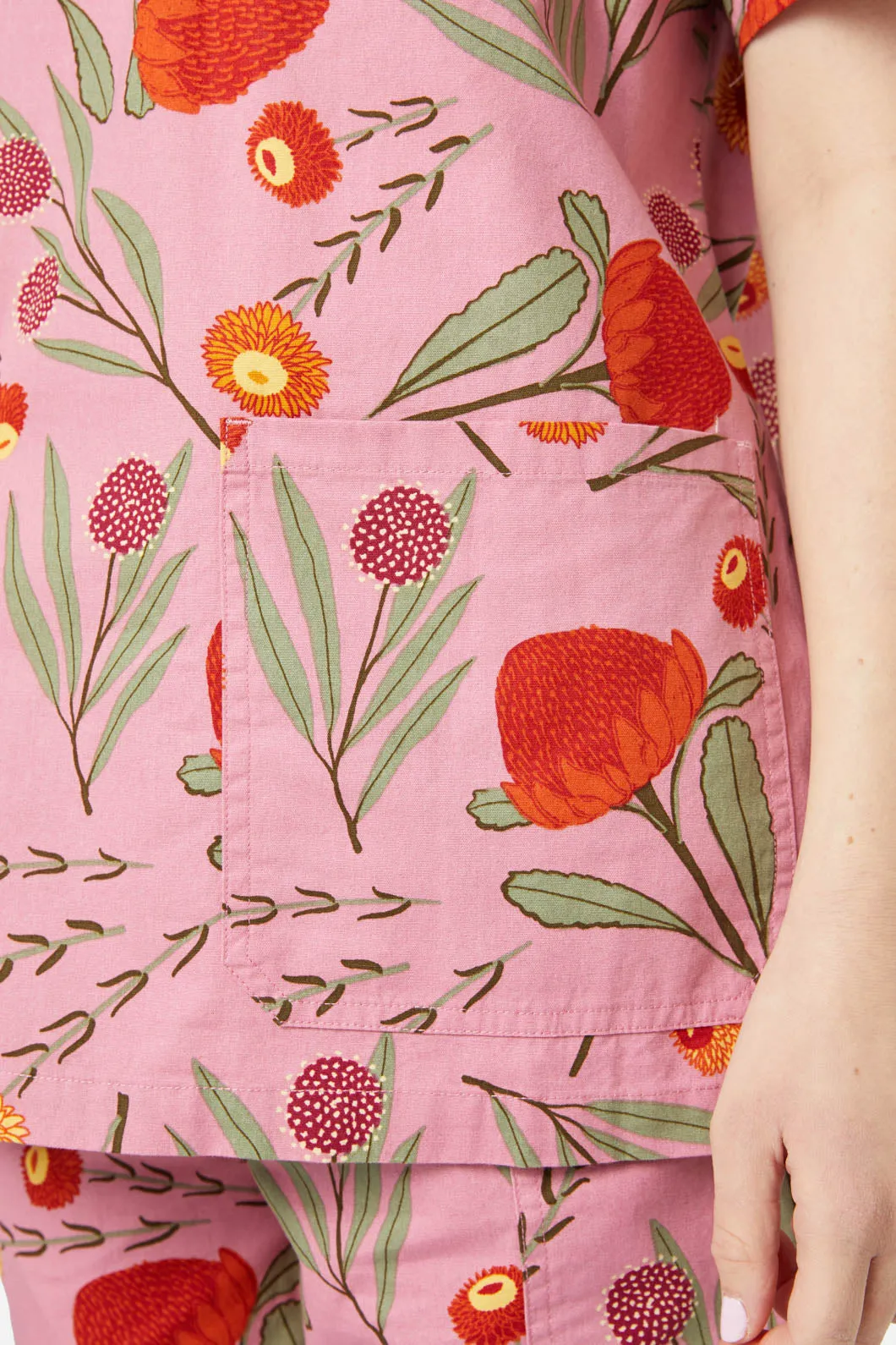 Australian Floral Scrub Set