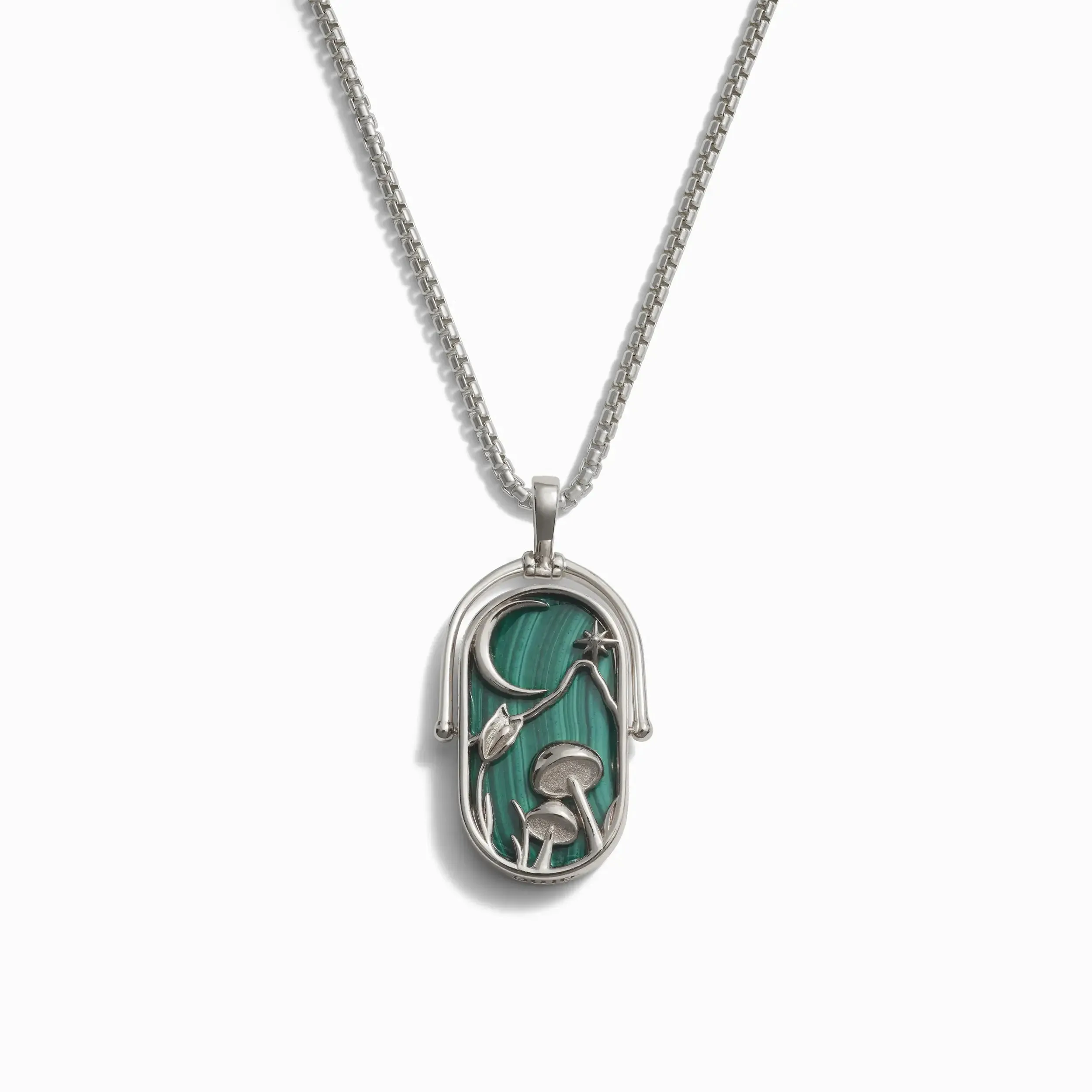 Element Necklace with 2mm French Cable Chain