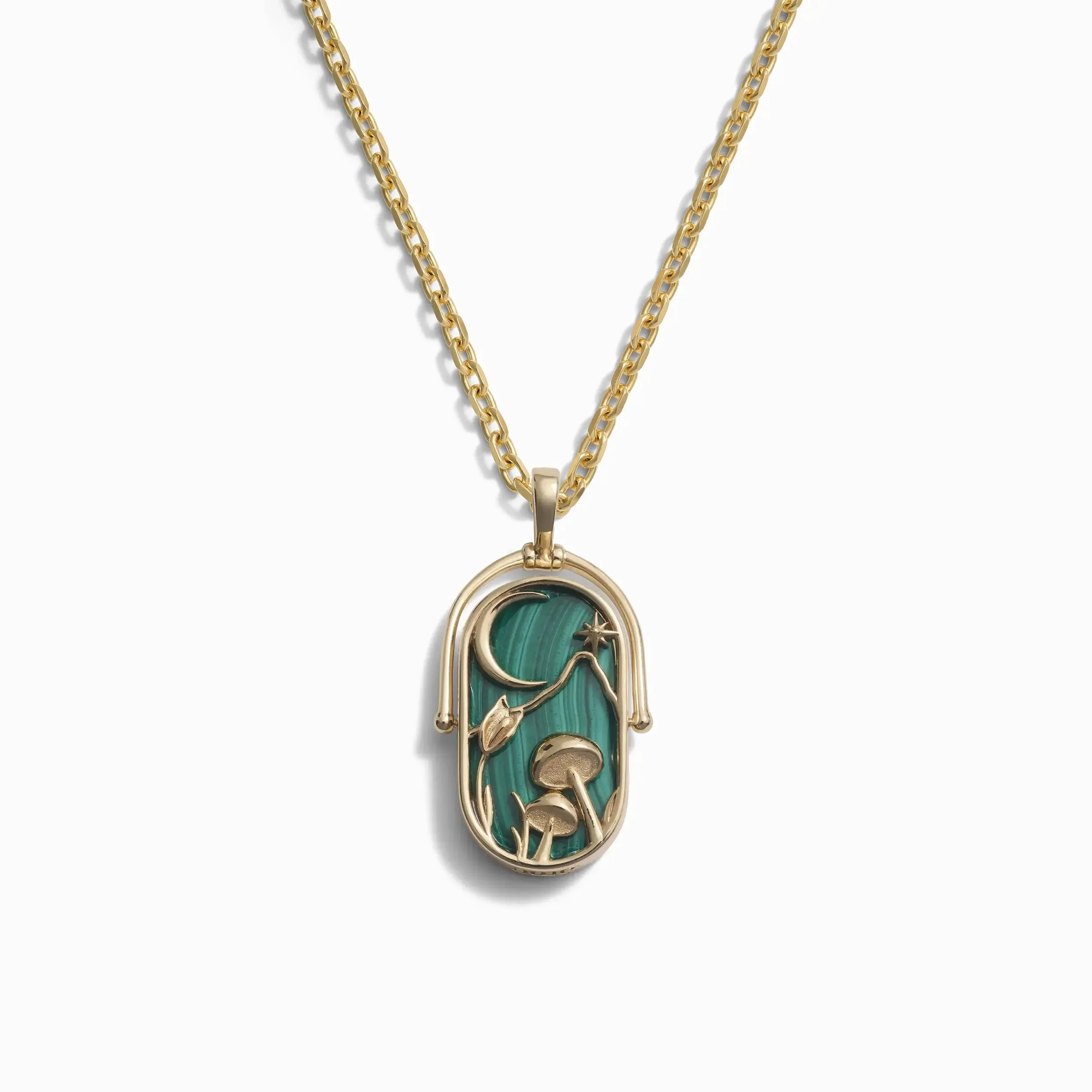 Element Necklace with 2mm French Cable Chain