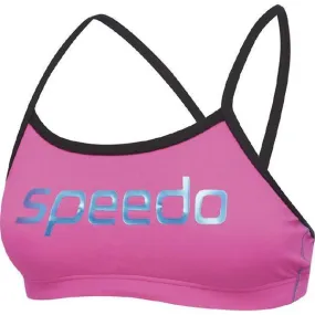 ENDURANCE  CROP SET PINK/BLK SPEEDO