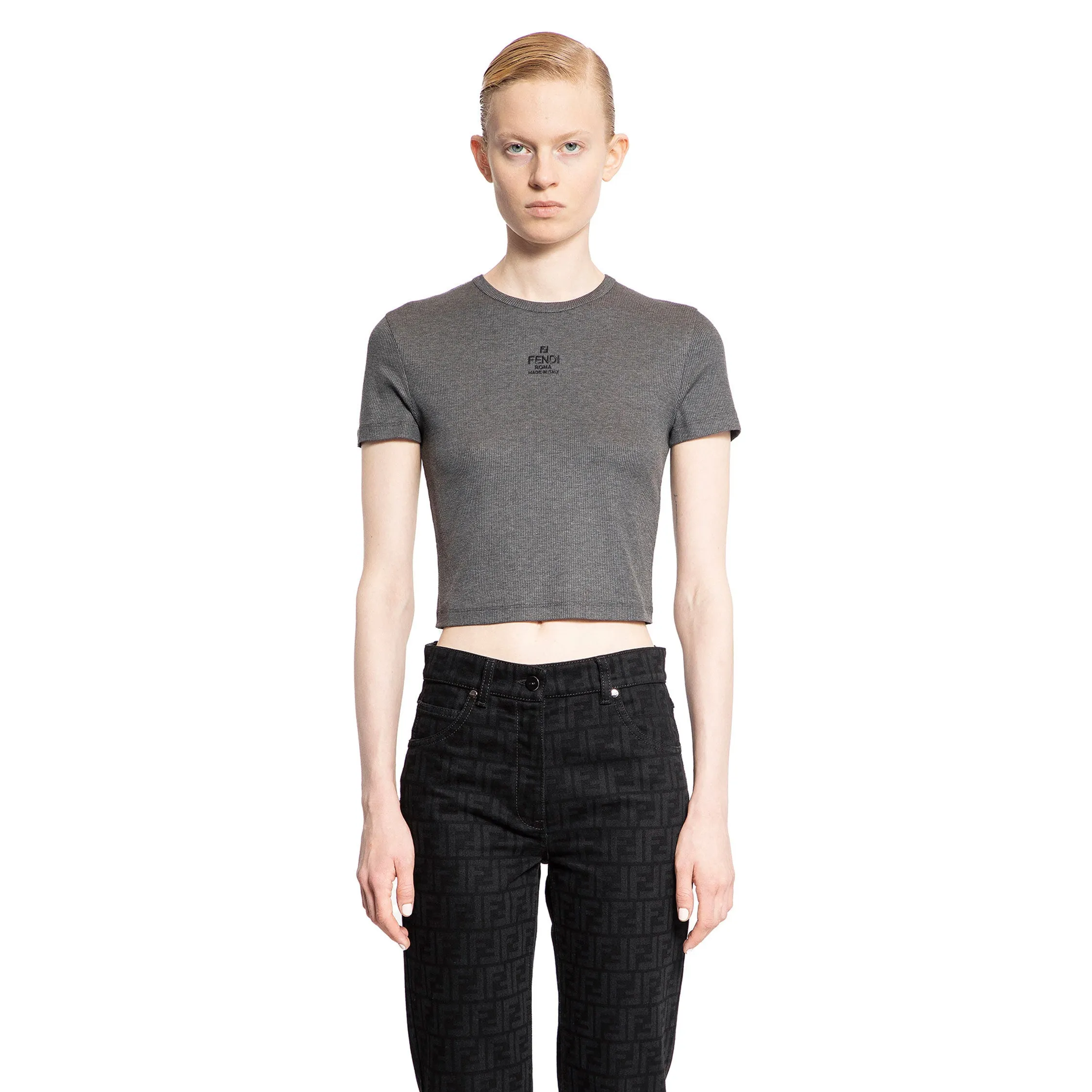FENDI WOMAN GREY TOPS