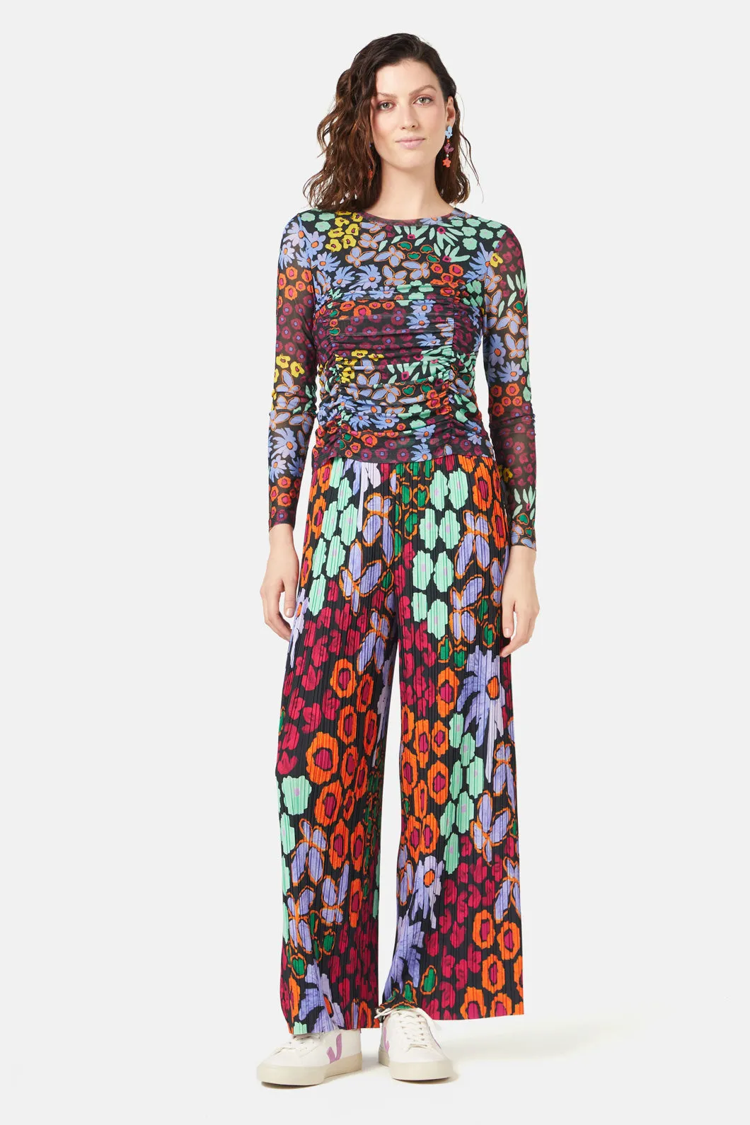 Flower Shower Pleat Pant