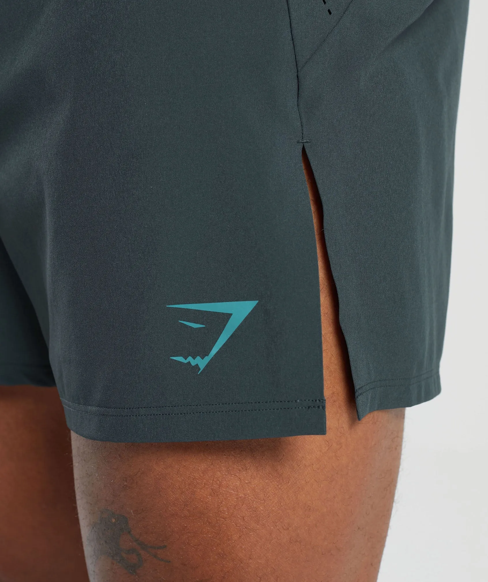 Gymshark Apex Run 4" Shorts - Darkest Teal
