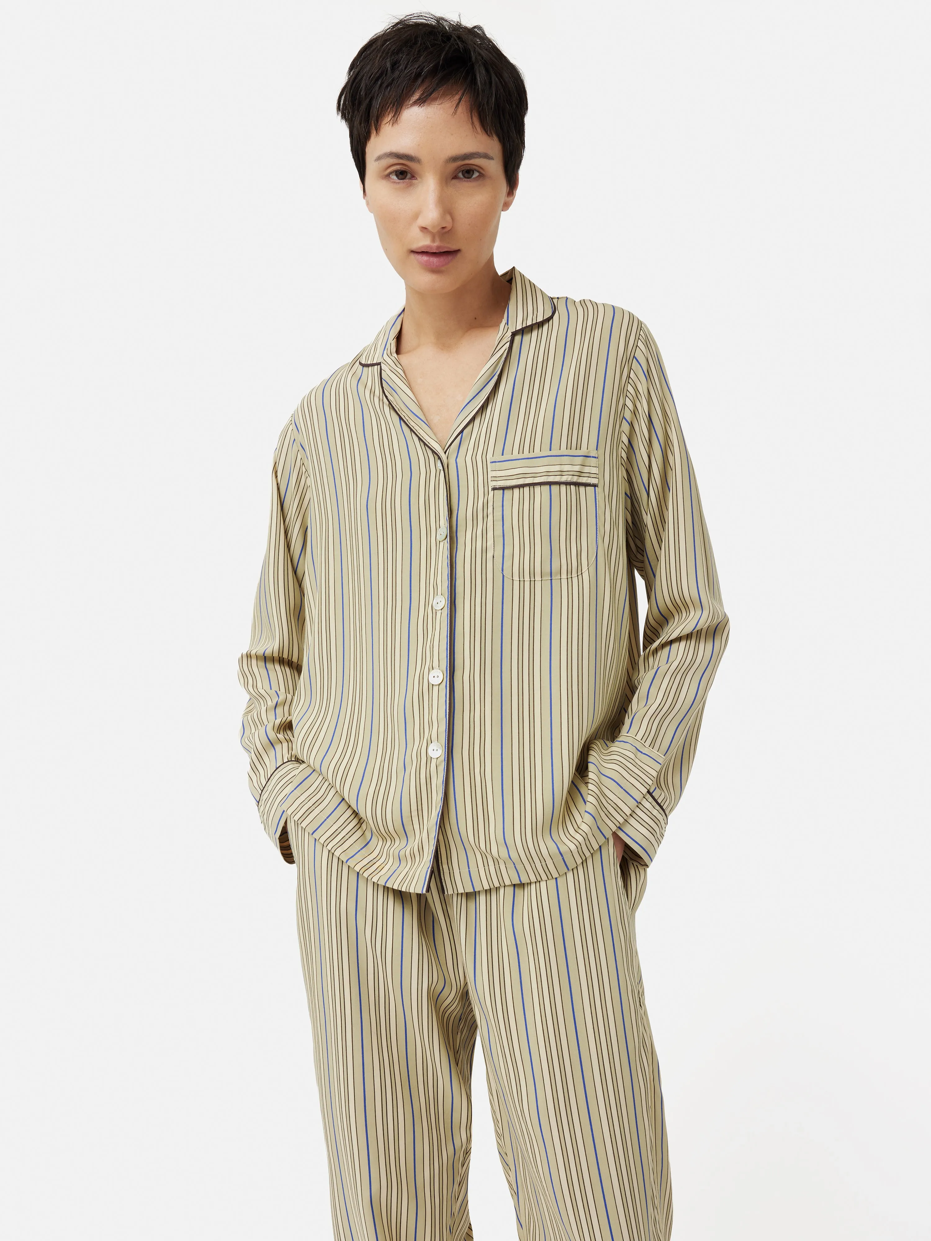 Heritage Stripe Pyjama | Blue
