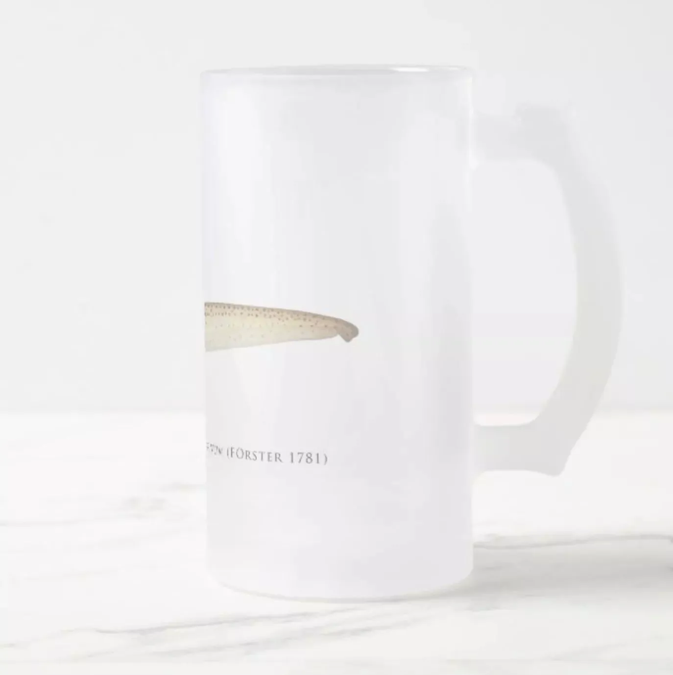 Leopard Shark - Frosted Glass Stein