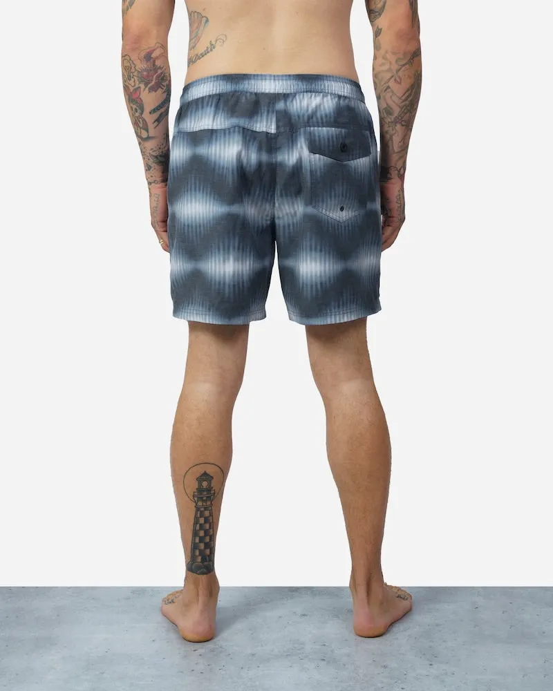 Lost Mens Risky E-Waist 17" Beachshorts - Cascade Navy