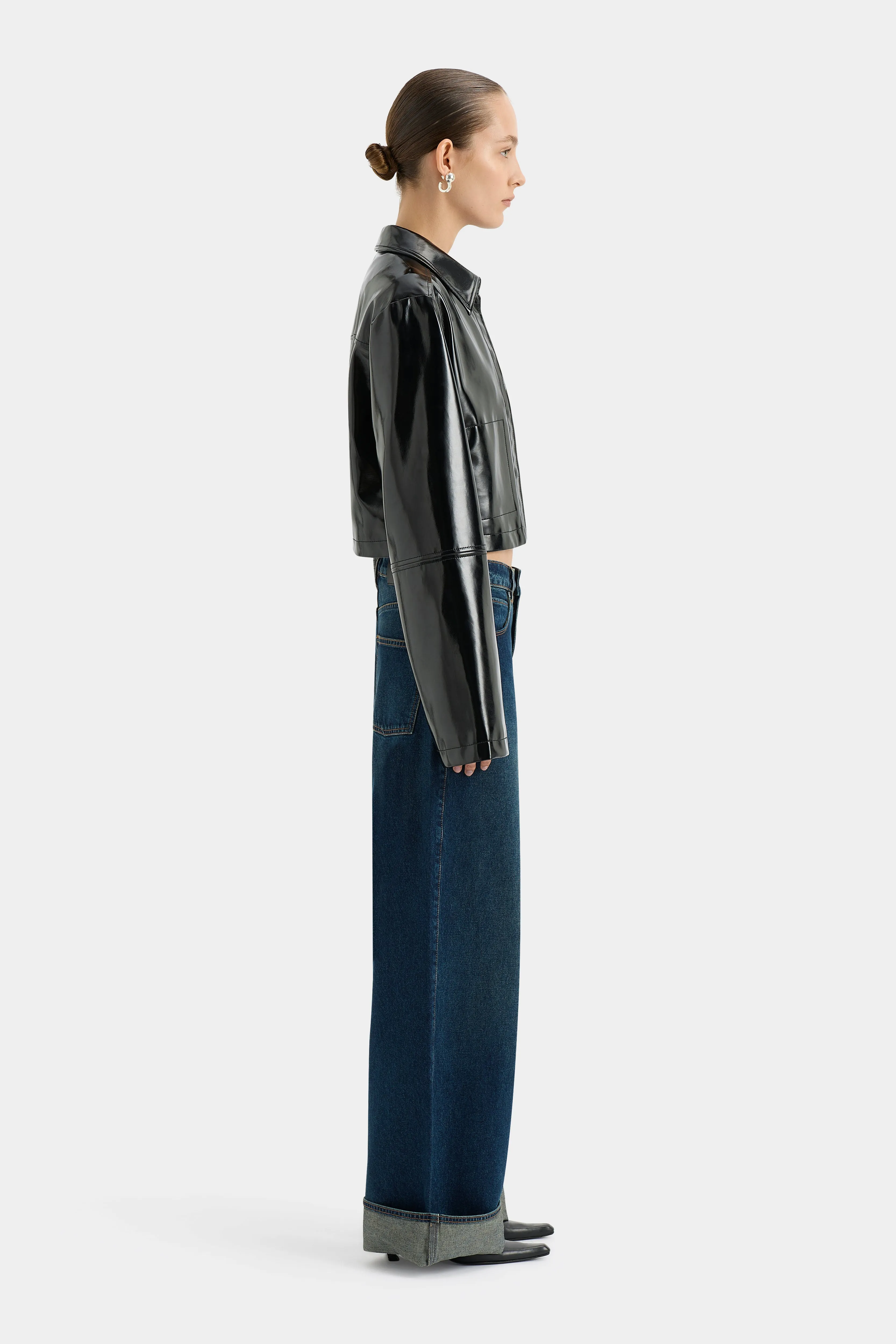Midnight Crop Jacket
