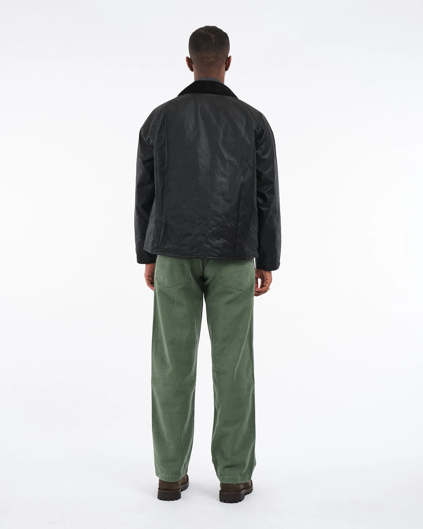 OS Transport Wax Jacket Black
