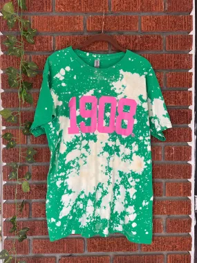"Ivylicious" Green 1908 Hand Dyed T-Shirt