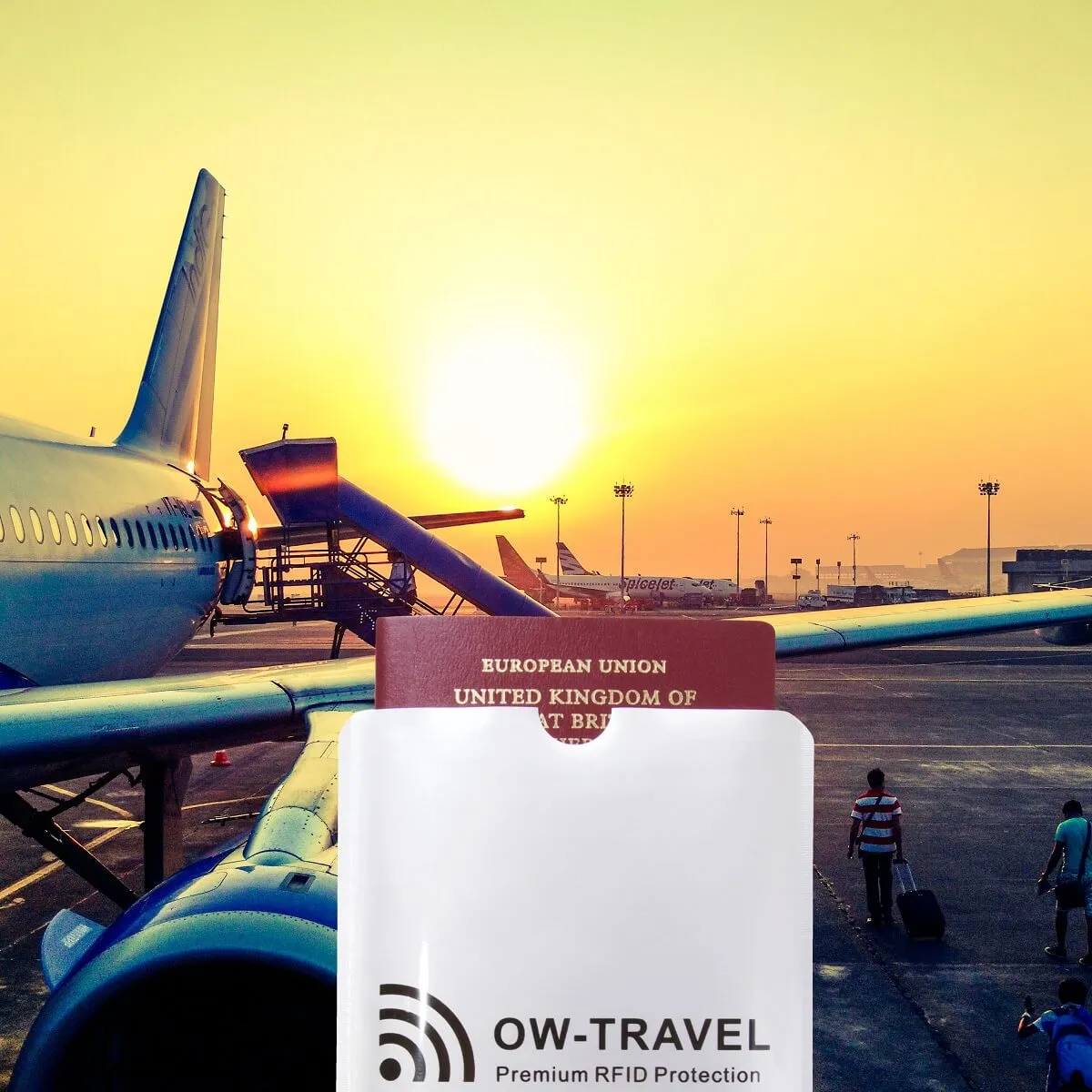 RFID blocking contactless bank credit cards passport protector sleeves