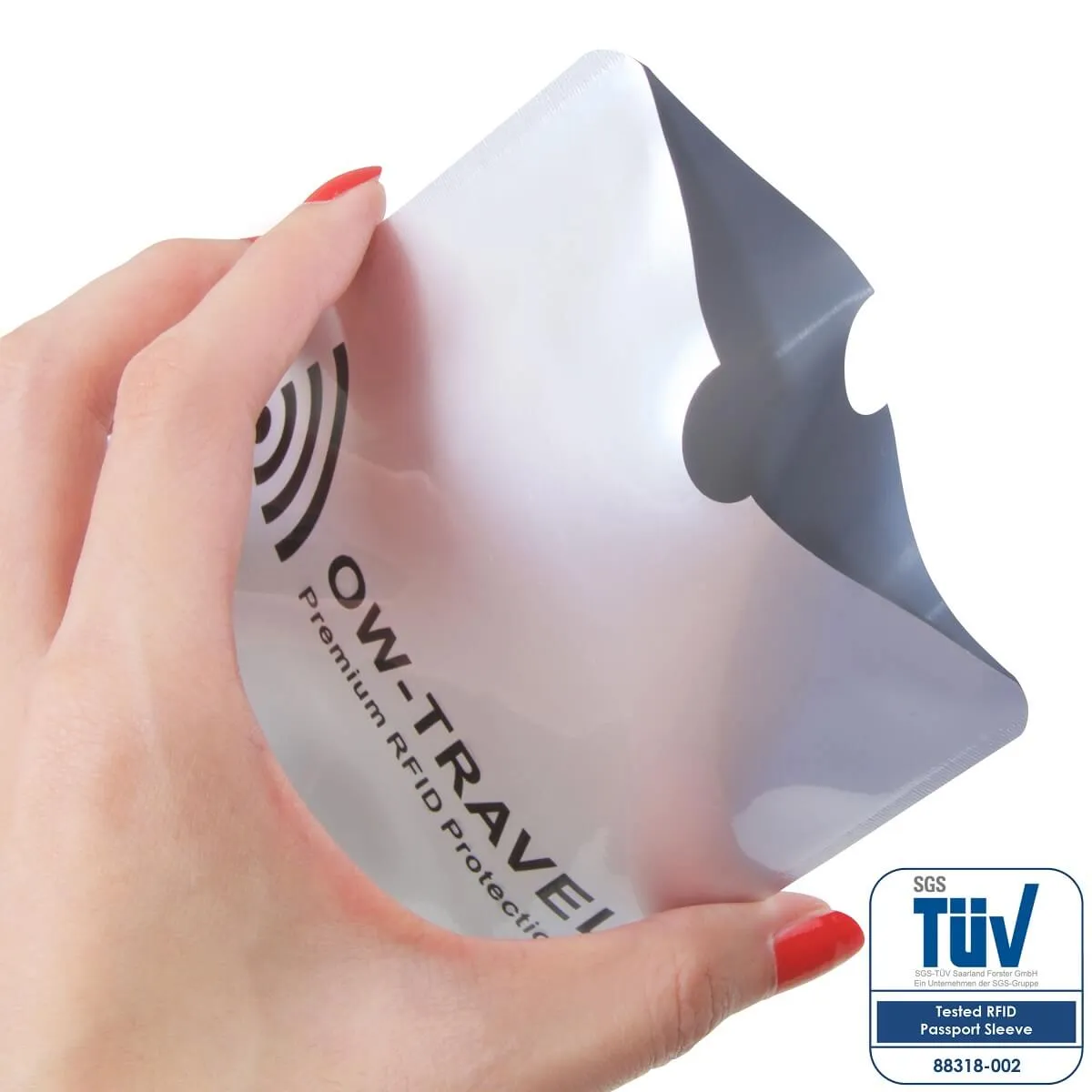 RFID blocking contactless bank credit cards passport protector sleeves
