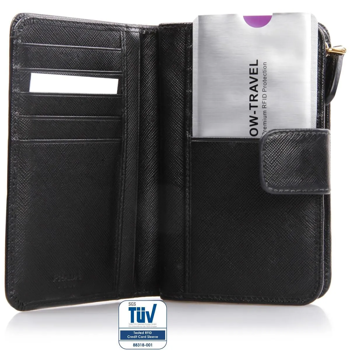 RFID blocking contactless bank credit cards passport protector sleeves