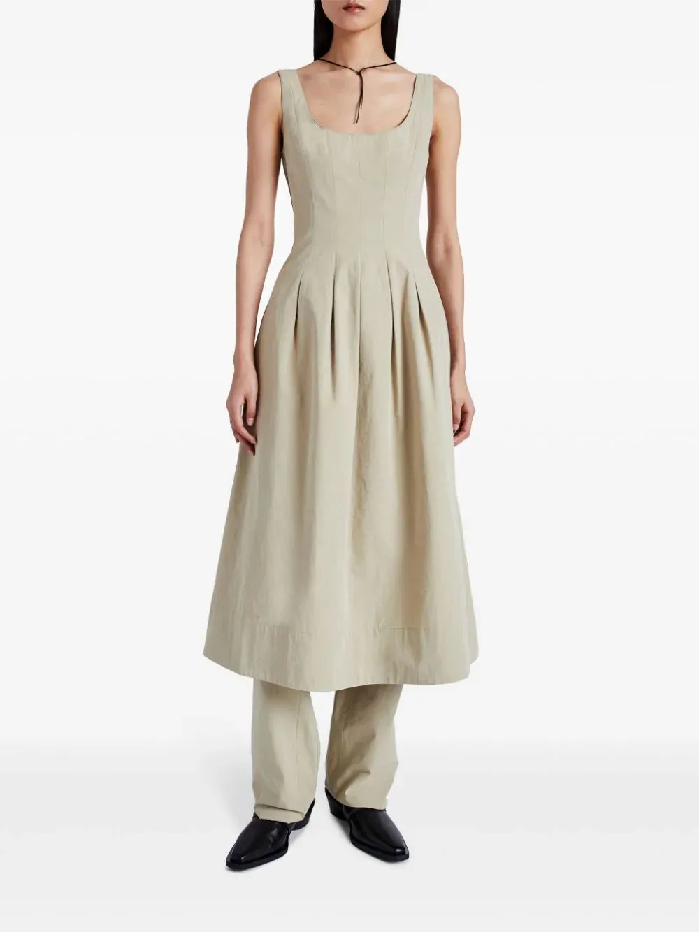 Shelby Dress in Khaki