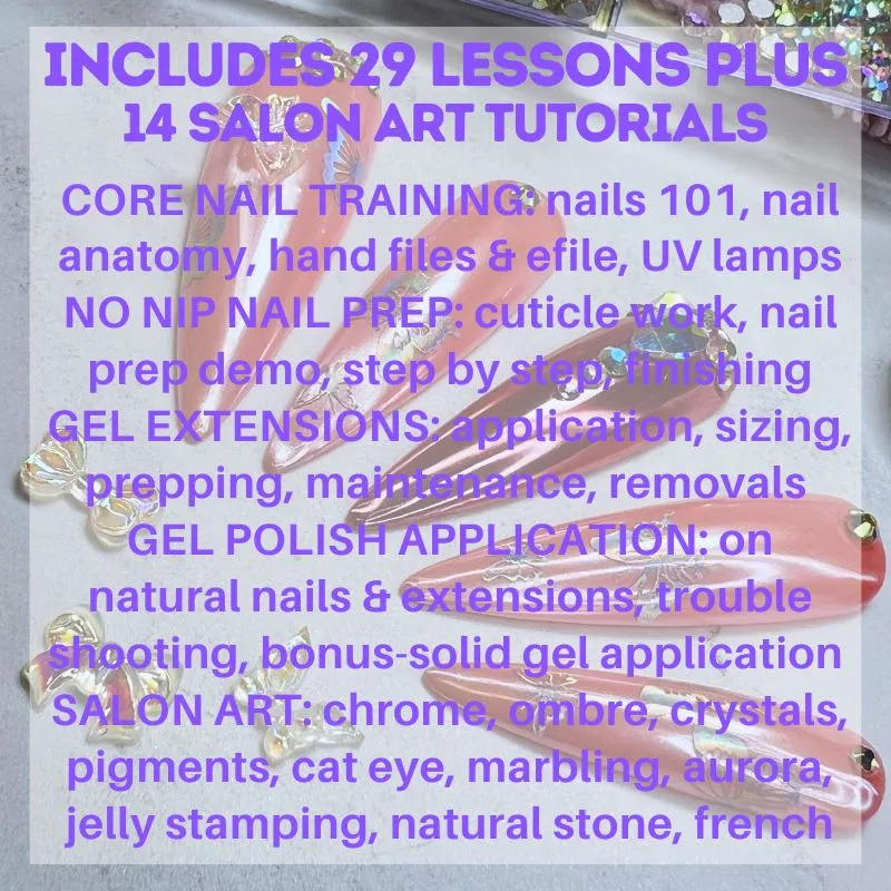 Soft Gel Extensions Nail Course Online