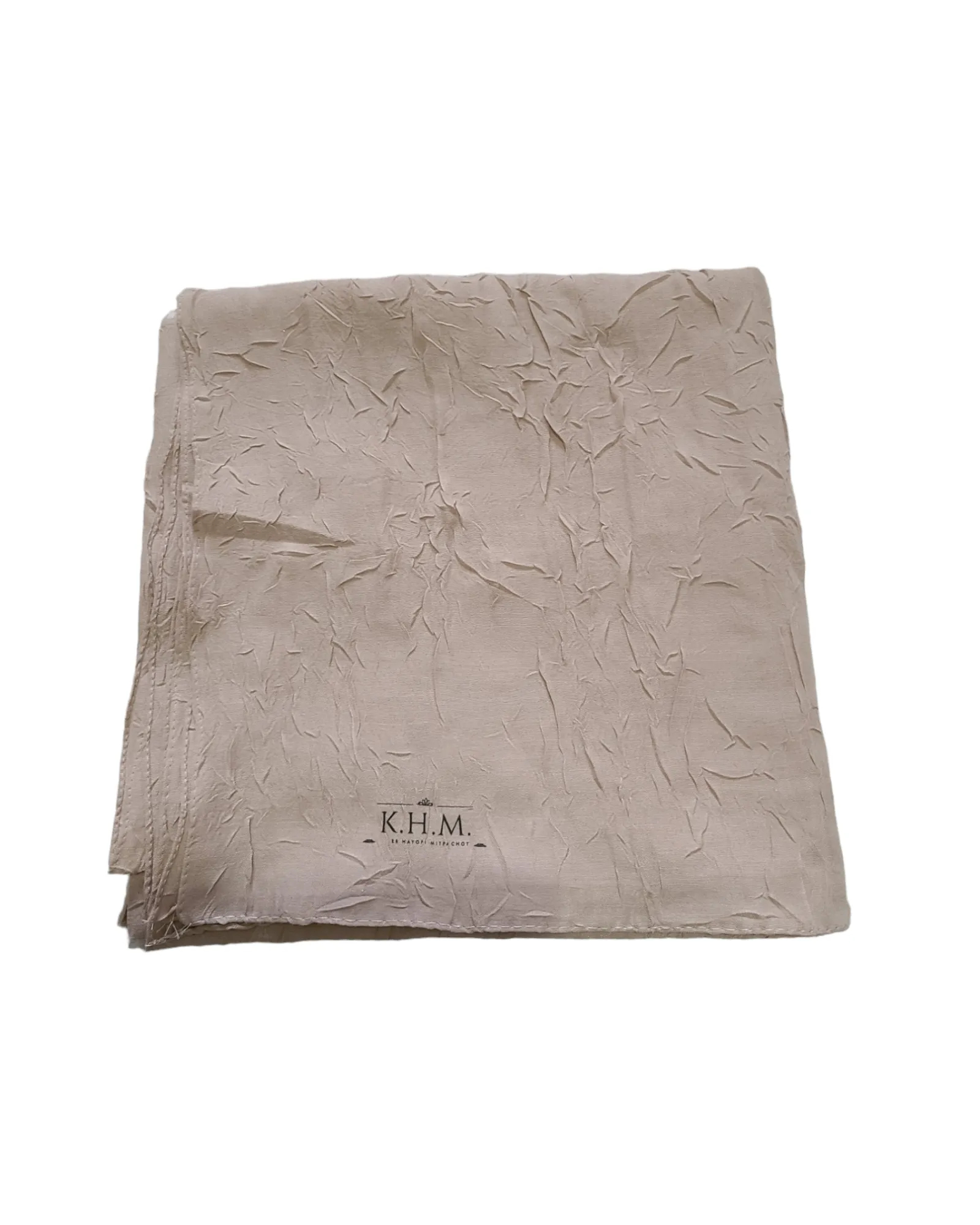 Solid Crinkled Square Scarf