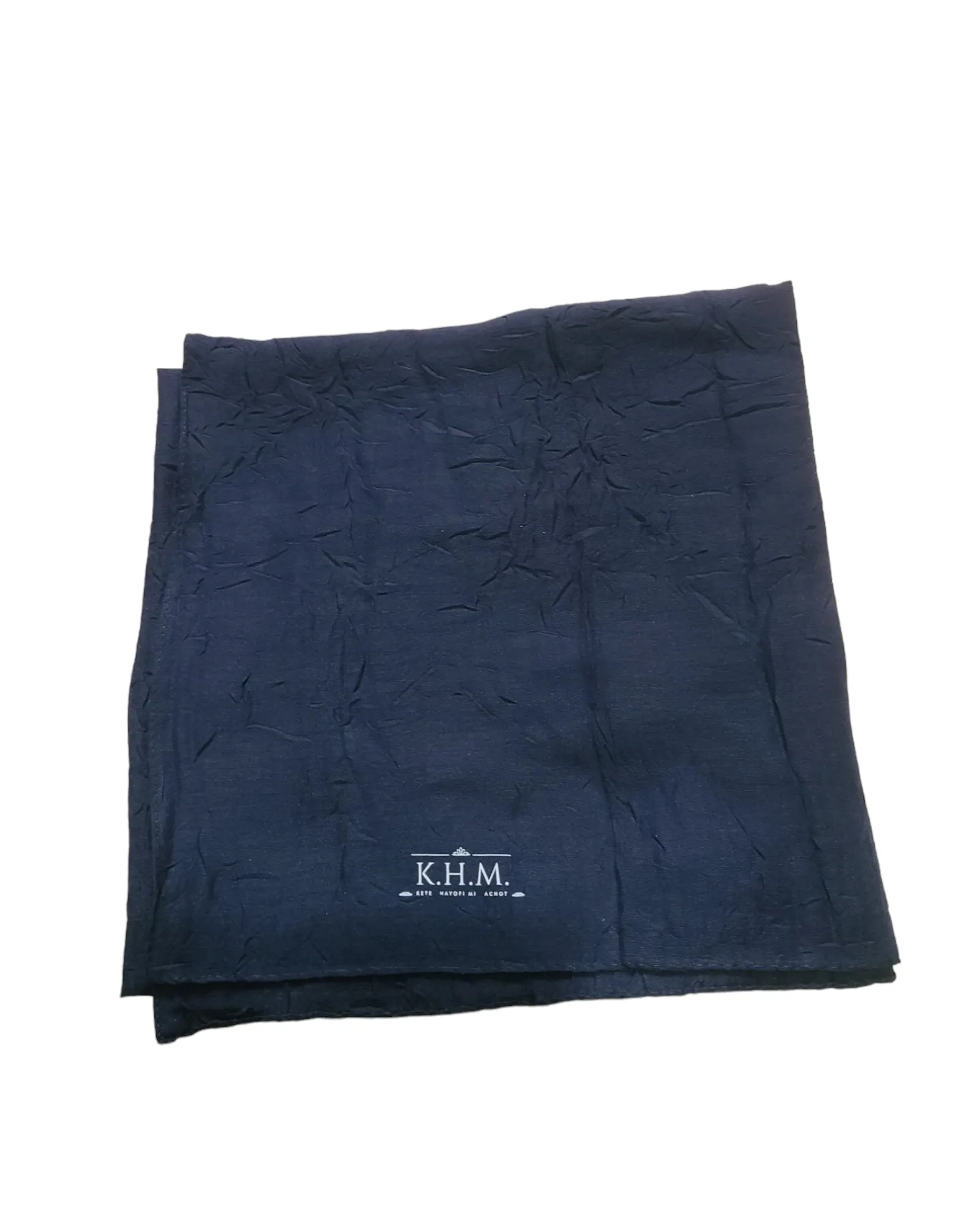 Solid Crinkled Square Scarf