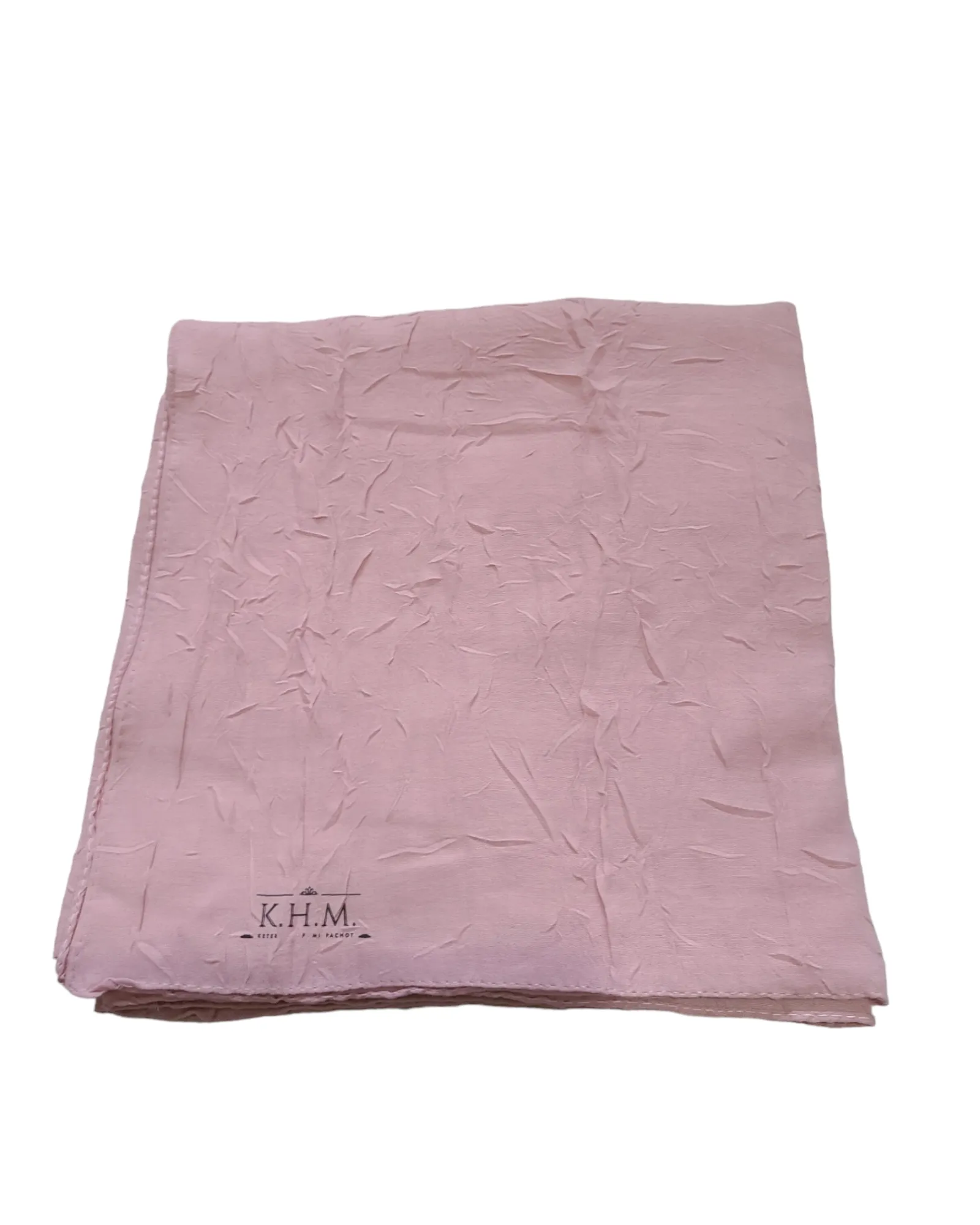 Solid Crinkled Square Scarf