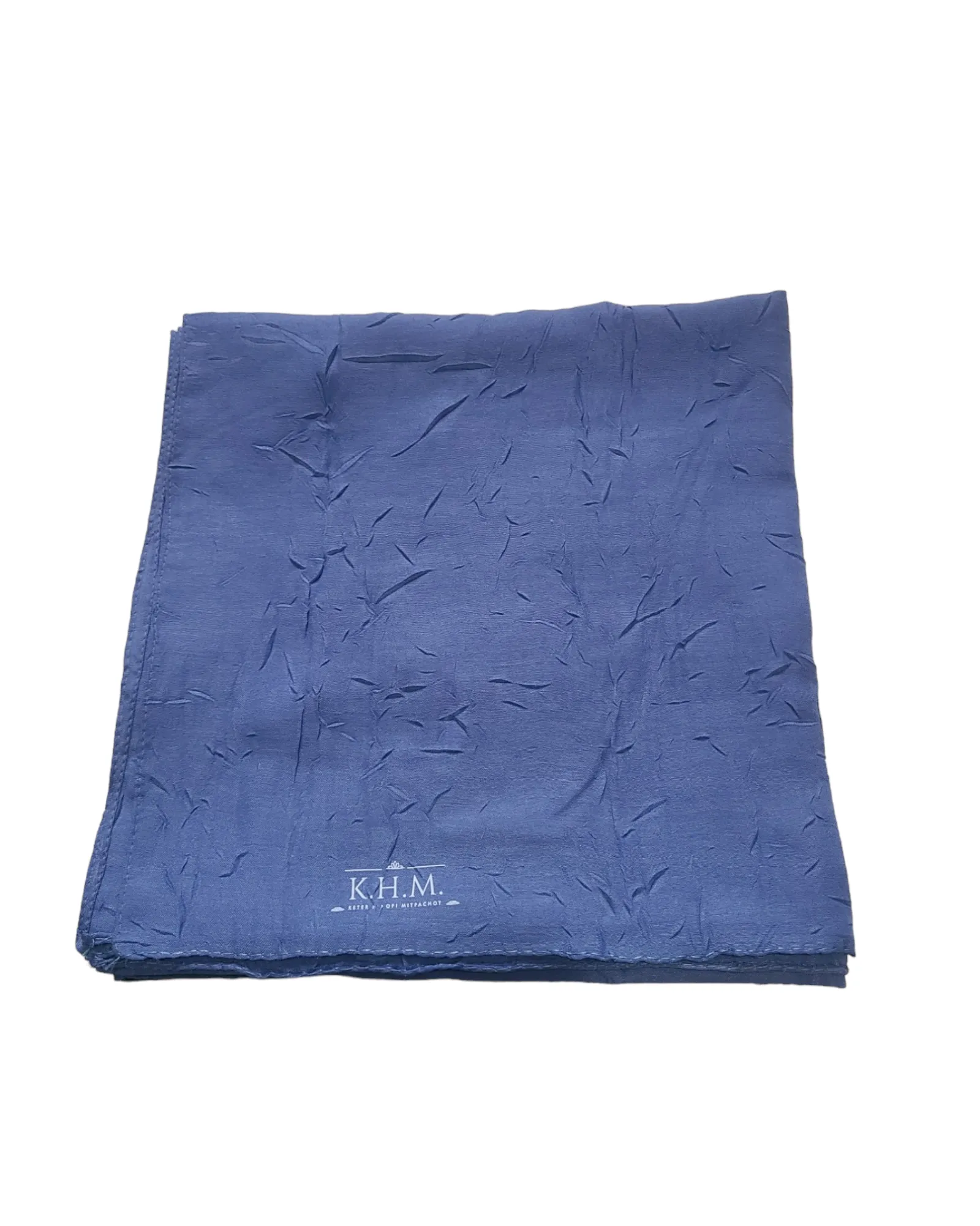 Solid Crinkled Square Scarf